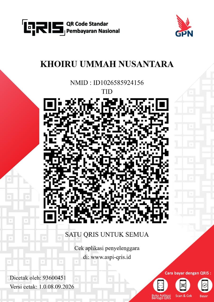 Kode QRIS donasi Yayasan Khoiru Ummah Nusantara